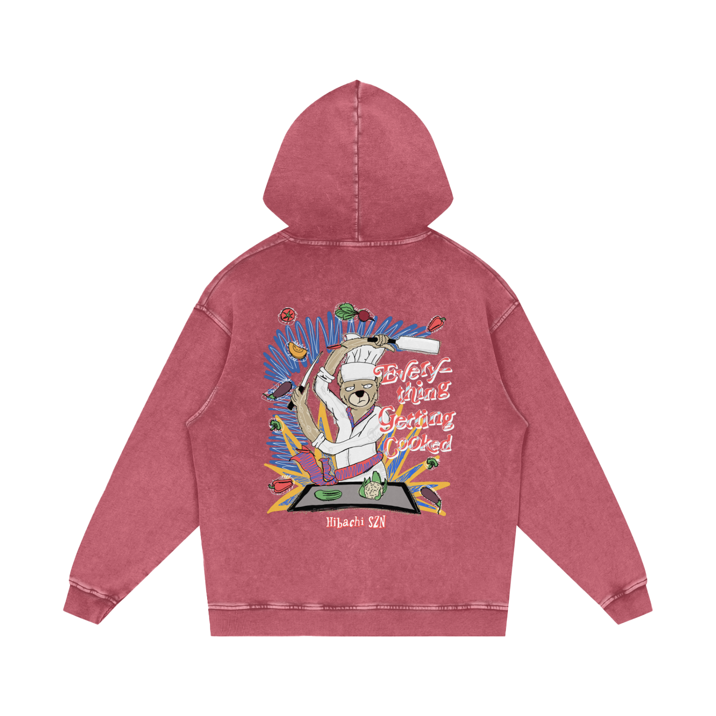 Acid Wash Oversize Hoodie - 420 GSM