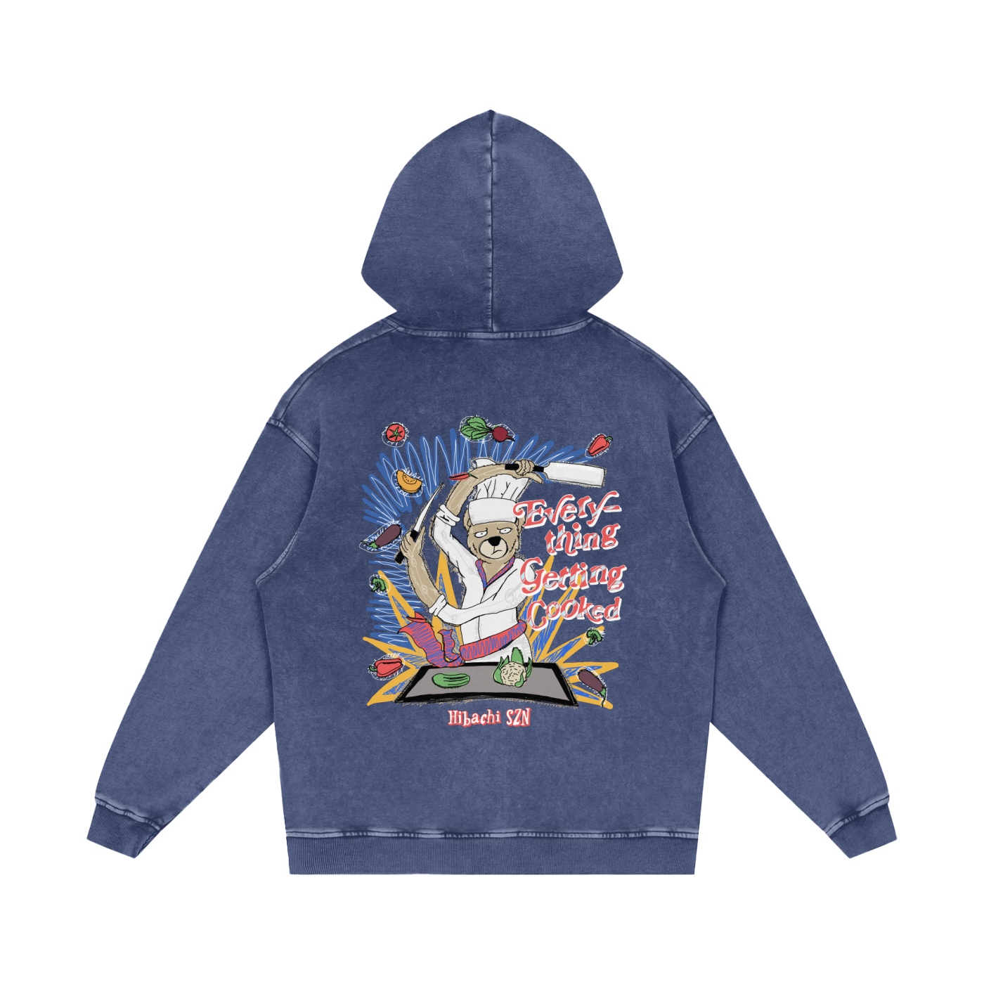 Acid Wash Oversize Hoodie - 420 GSM