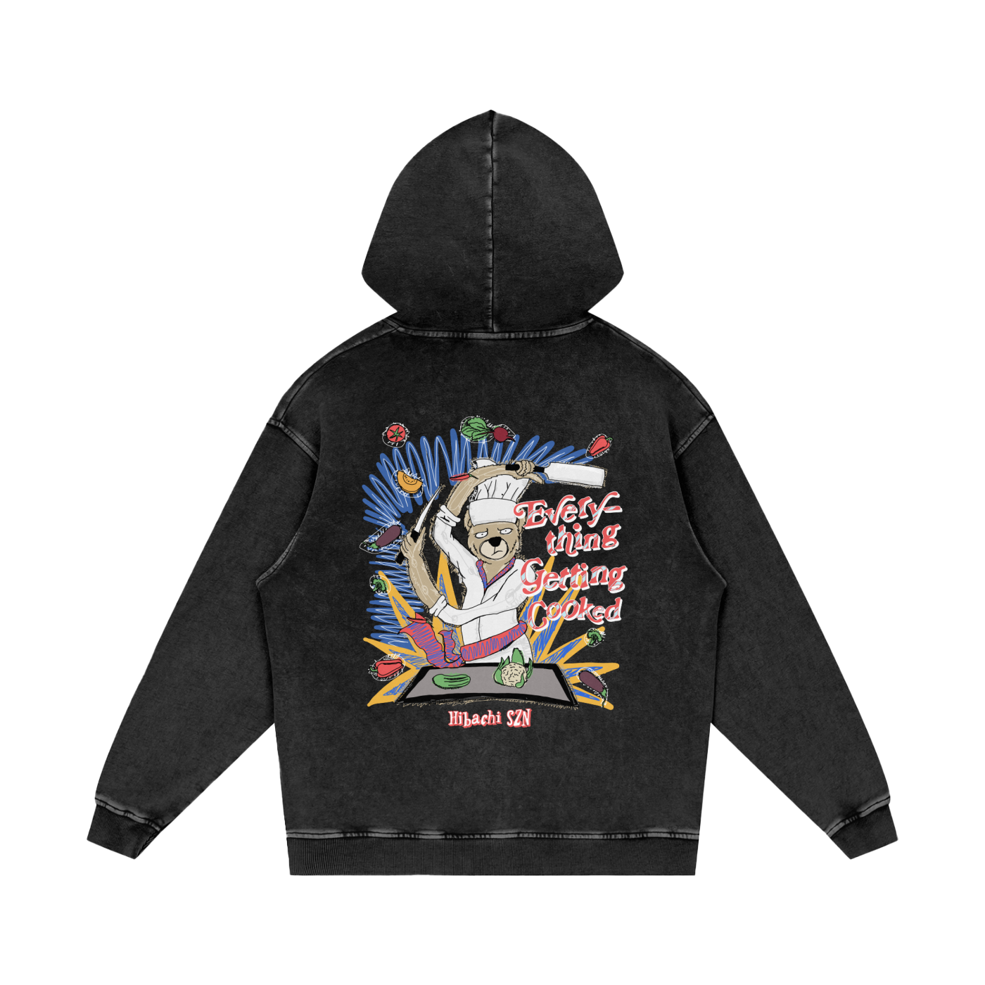 Acid Wash Oversize Hoodie - 420 GSM