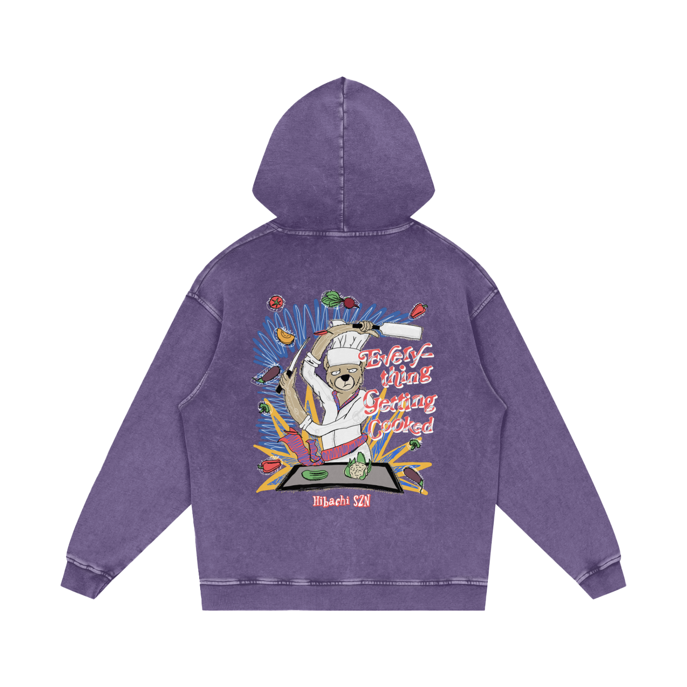 Acid Wash Oversize Hoodie - 420 GSM