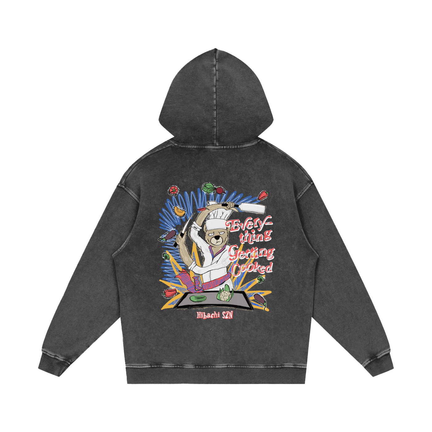 Acid Wash Oversize Hoodie - 420 GSM