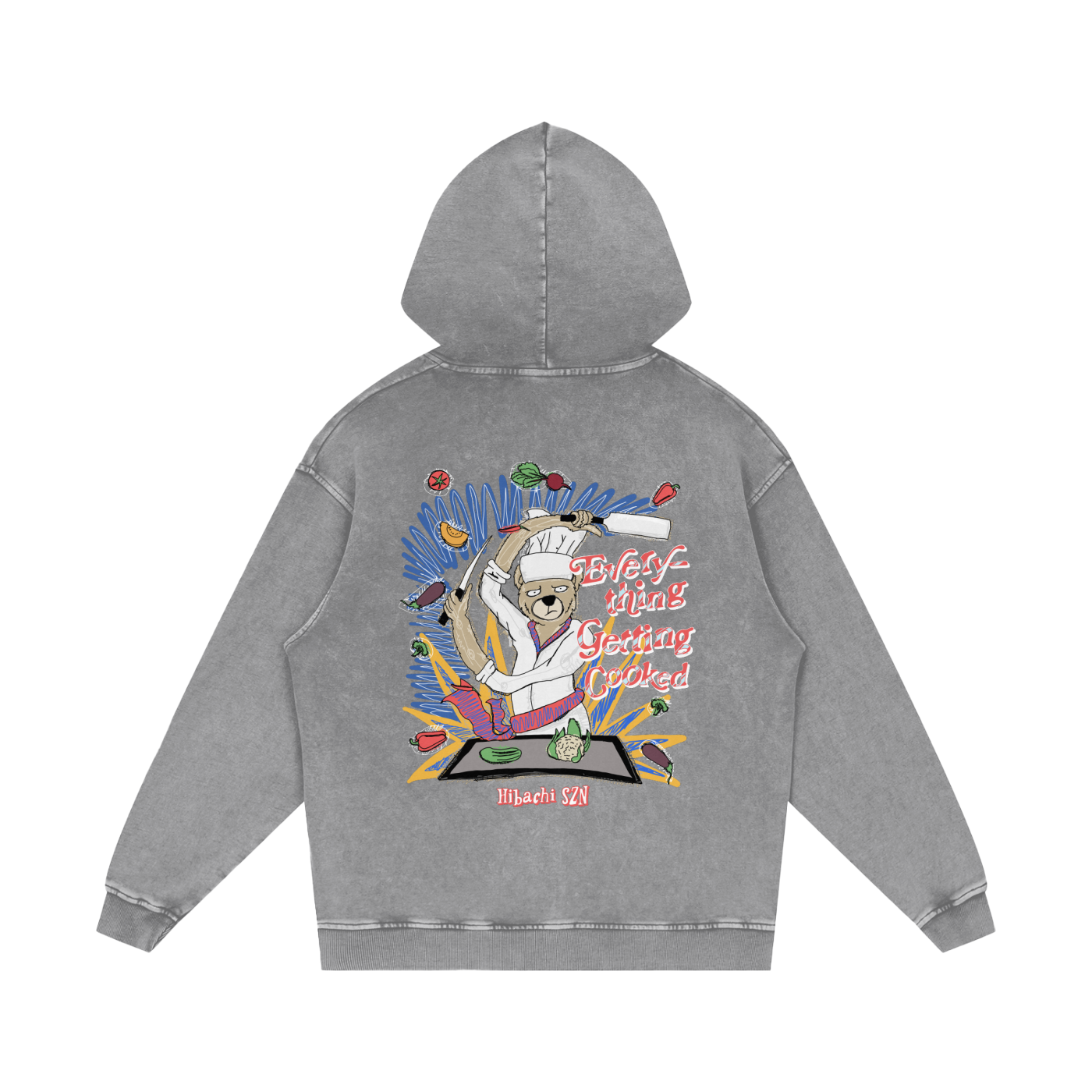 Acid Wash Oversize Hoodie - 420 GSM