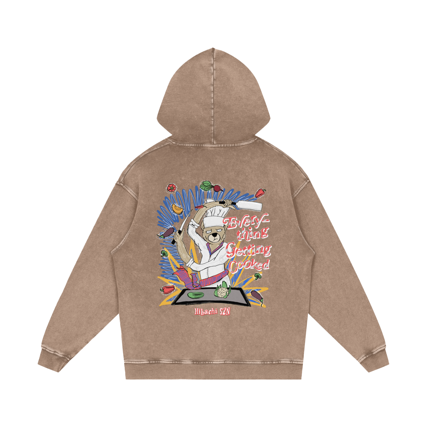 Acid Wash Oversize Hoodie - 420 GSM